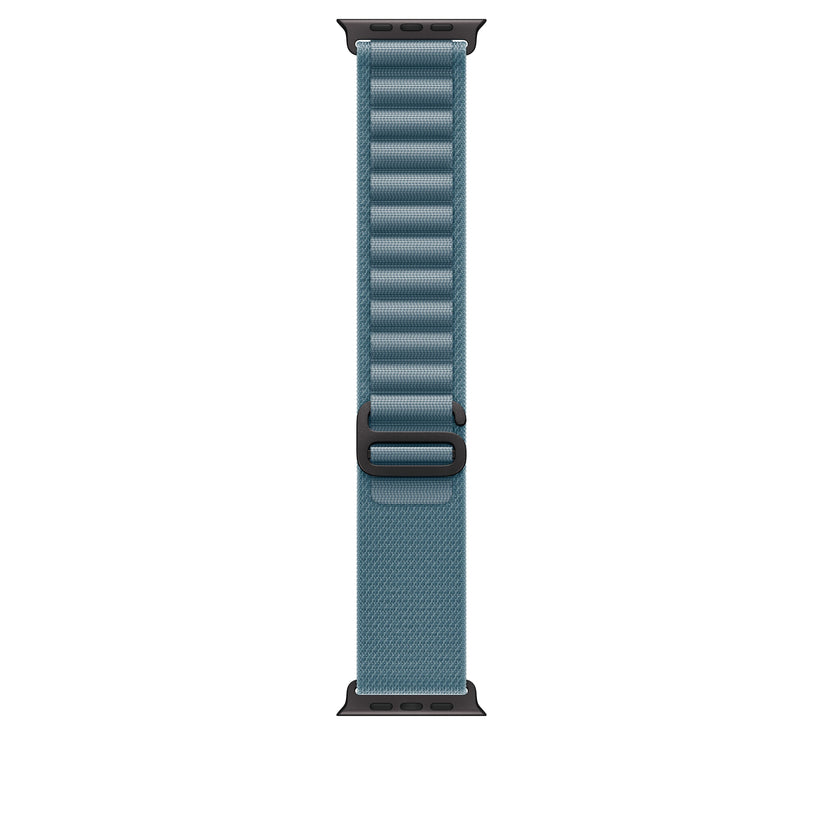 49mm Light Blue Alpine Loop - Medium - Black Titanium Finish - iSTYLE BG