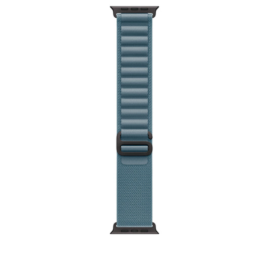 49mm Light Blue Alpine Loop - Medium - Black Titanium Finish - iSTYLE BG