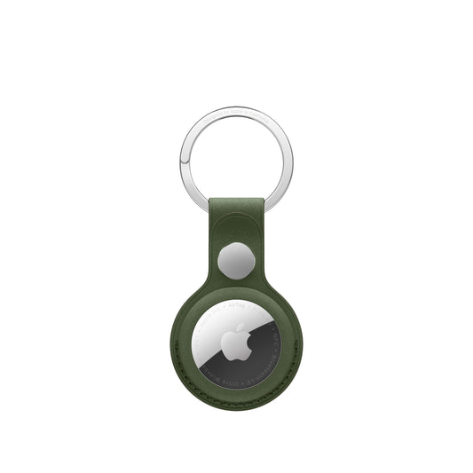 AirTag FineWoven Key Ring - Moss - iSTYLE BG