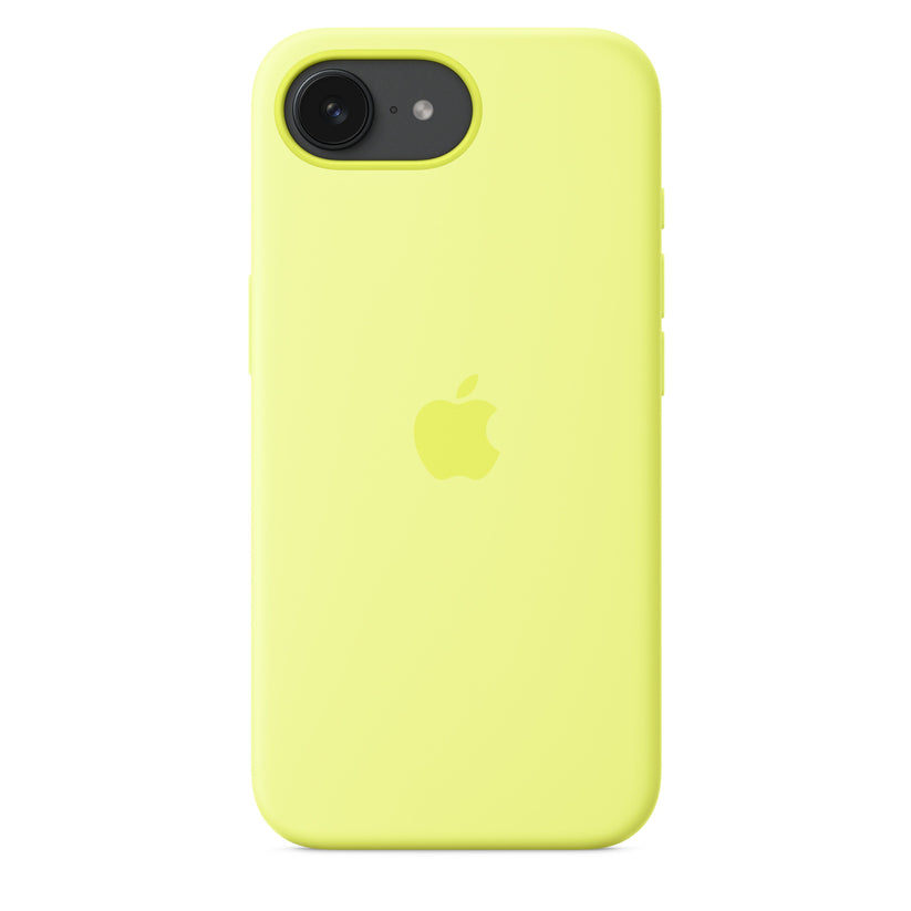 iPhone 16e Silicone Case – Neon Yellow - iSTYLE BG