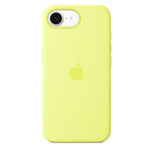 iPhone 16e Silicone Case – Neon Yellow - iSTYLE BG