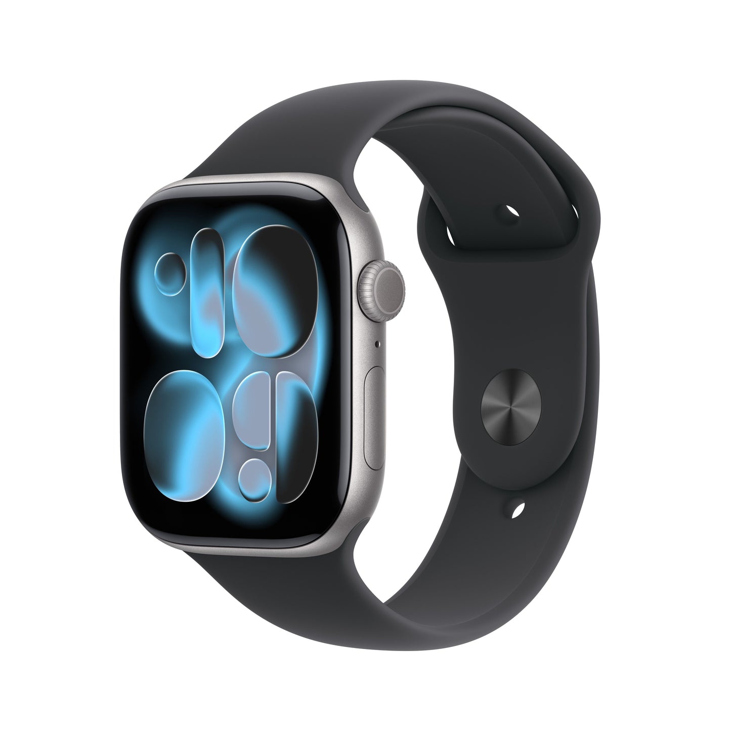 Apple Watch Series 11 GPS + Cellular 46mm Space Grey Aluminium Case with Black Sport Band - S/M - iSTYLE BG