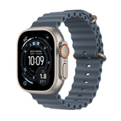 Apple Watch Ultra 3 GPS + Cellular 49mm Natural Titanium Case with Anchor Blue Ocean Band - iSTYLE BG