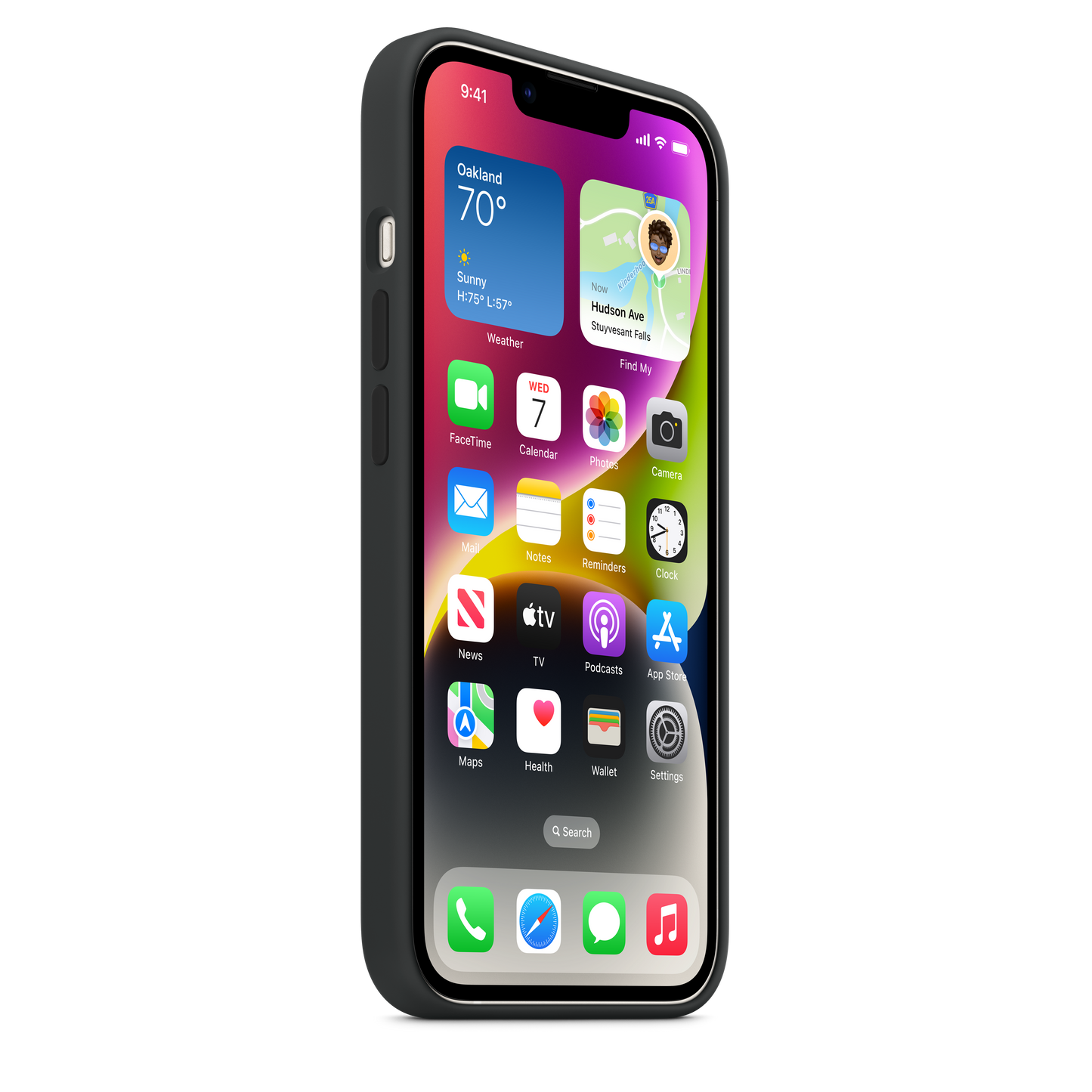 iPhone 14 Silicone Case with MagSafe - Midnight - iSTYLE BG