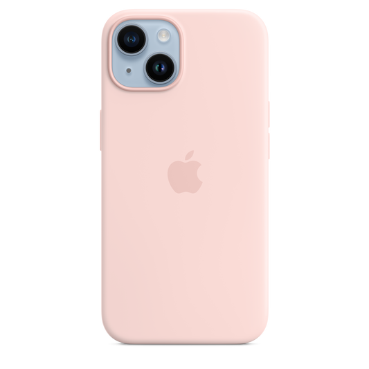 iPhone 14 Silicone Case with MagSafe - Chalk Pink - iSTYLE BG