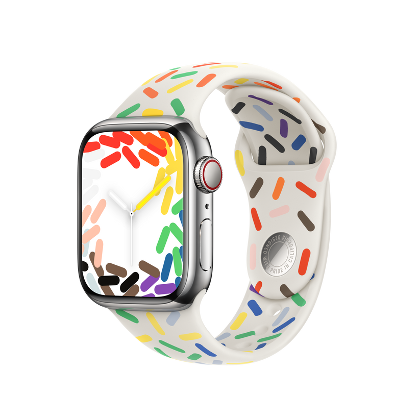 Каишка от Apple - 41 мм Pride Edition Sport Band - M/L - iSTYLE BG