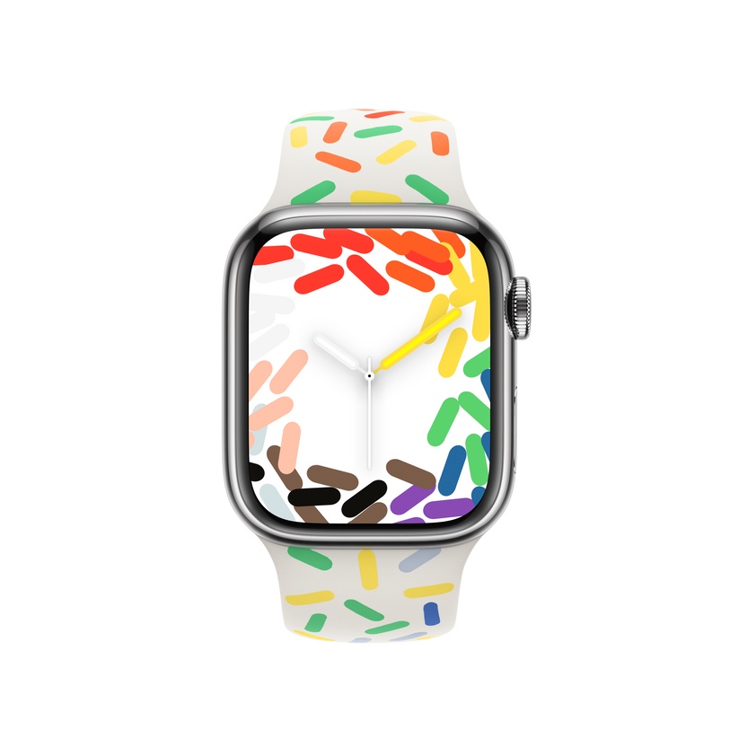 Каишка от Apple - 41 мм Pride Edition Sport Band - S/M - iSTYLE BG