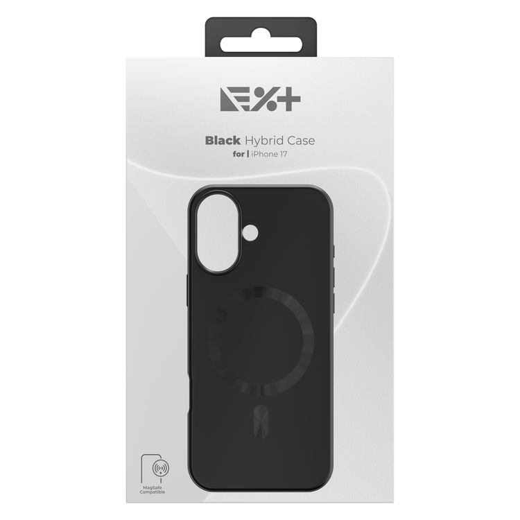 NOA Hybrid Case for iPhone 17 | Black | MagSafe Compatible - iSTYLE BG