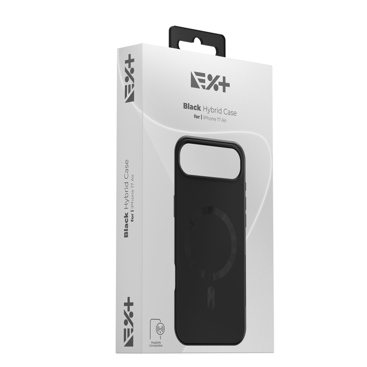 NOA Hybrid Case for iPhone Air | Black | MagSafe Compatible - iSTYLE BG