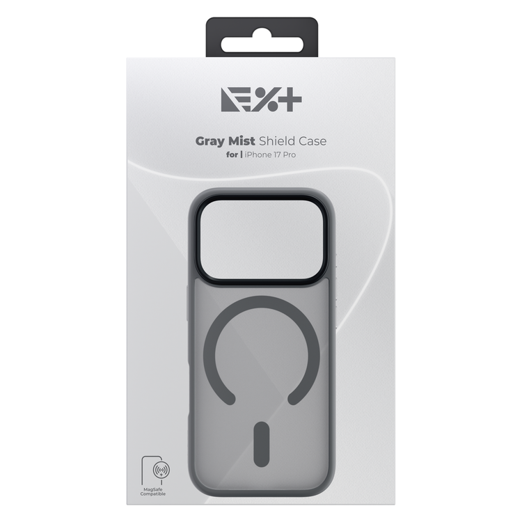 NOA Grey Mist Shield Case for iPhone 17 Pro | MagSafe Compatible - iSTYLE BG