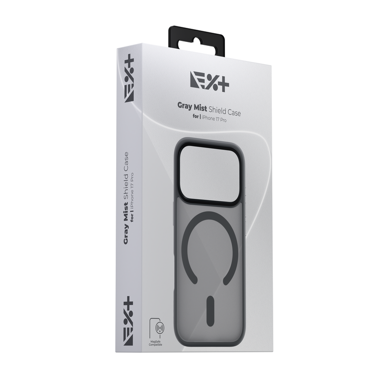 NOA Grey Mist Shield Case for iPhone 17 Pro | MagSafe Compatible - iSTYLE BG