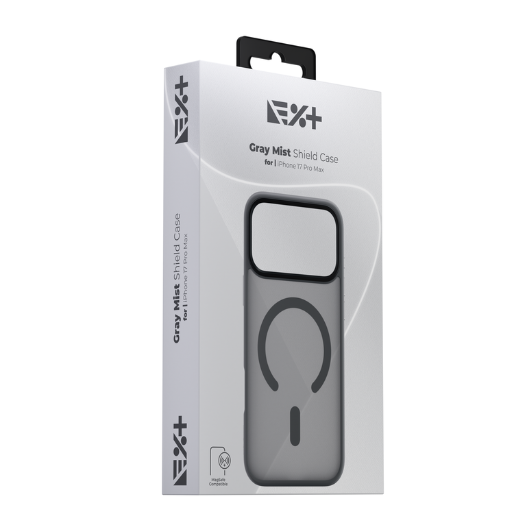 NOA Grey Mist Shield Case for iPhone 17 Pro Max | MagSafe Compatible - iSTYLE BG