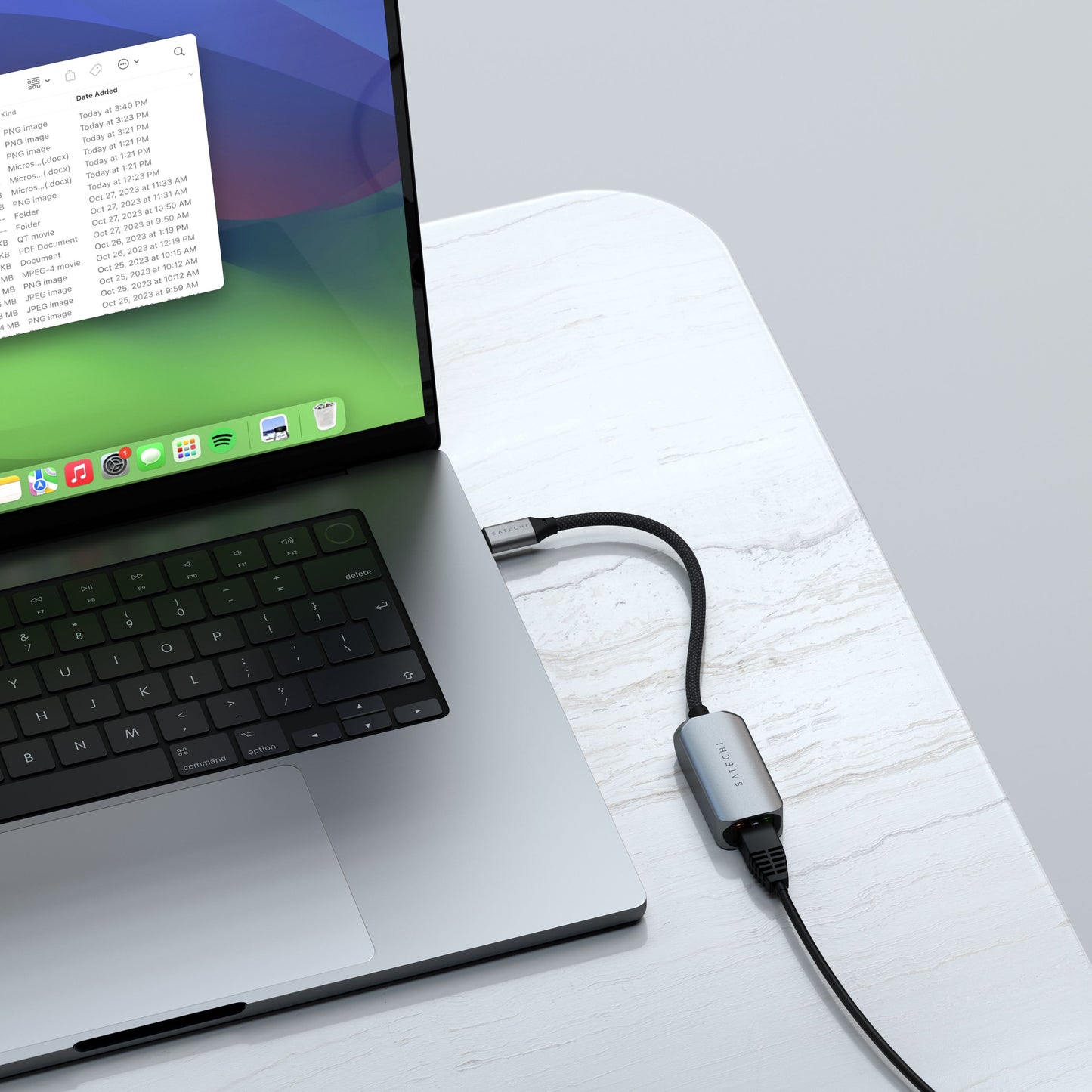 Satechi USB-C 2.5 Gigabit Ethernet Adapter - Space Grey