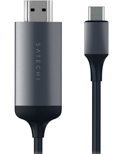 Satechi Aluminium Type-C to 4K HDMI Cable - Space Grey