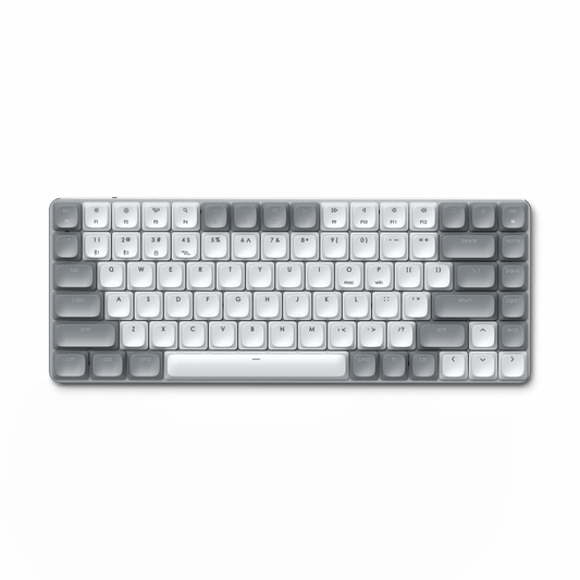 Satechi SM1 Slim Mechanical Backlit Bluetooth Keyboard - Grey/White