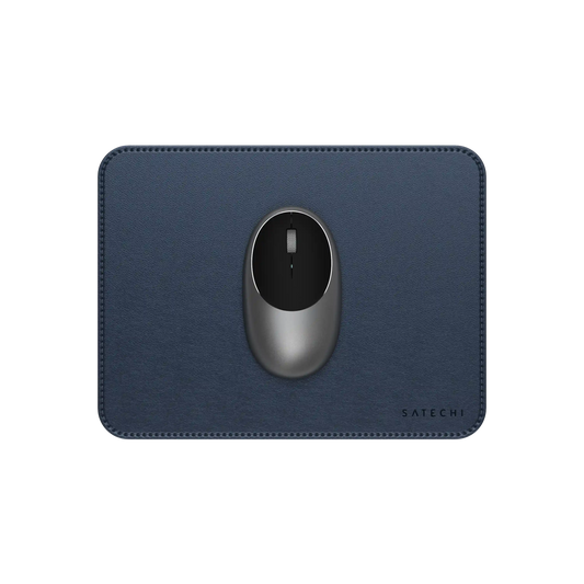 Satechi Vegan-Leather Premium Mouse Pad - Blue