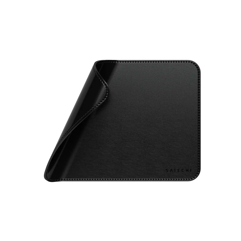 Satechi Vegan-Leather Premium Mouse Pad - Black - iSTYLE BG