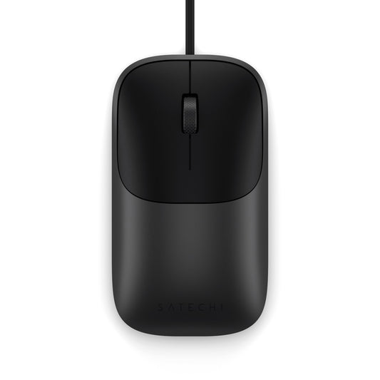 Satechi Slim LX Wired Mouse - Space Black