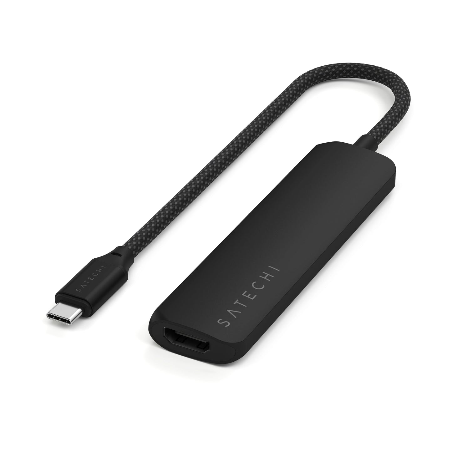 Satechi 4-in-1 USB-C Slim Multiport Adapter 4K - Black