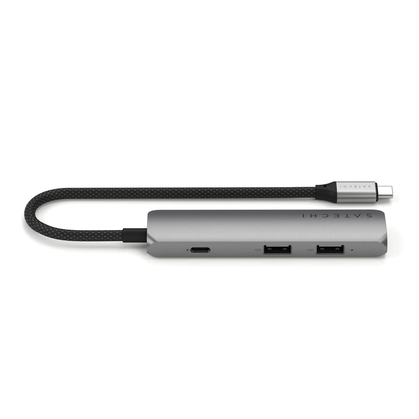 Satechi 4-in-1 USB-C Slim Multiport Adapter 4K - Space Grey - iSTYLE BG