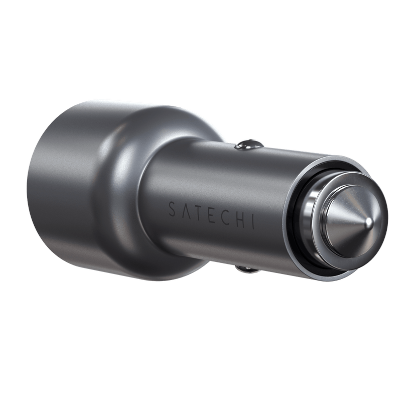 Satechi 40W Dual USB-C PD Car Charger - Silver - iSTYLE BG