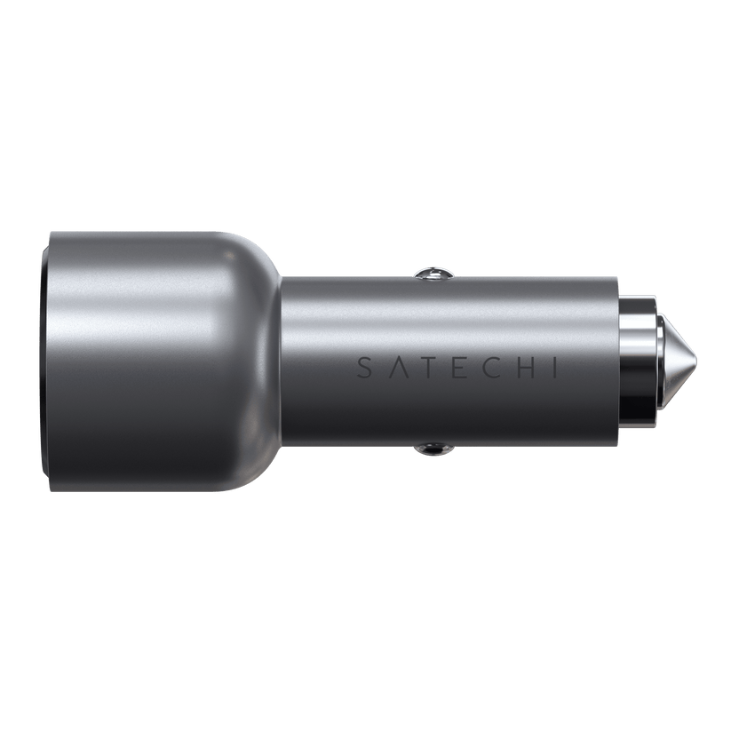 Satechi 40W Dual USB-C PD Car Charger - Silver - iSTYLE BG