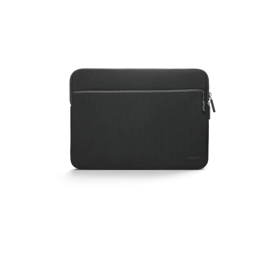 TRUNK 14" MacBook Textile sleeve with pocket Black