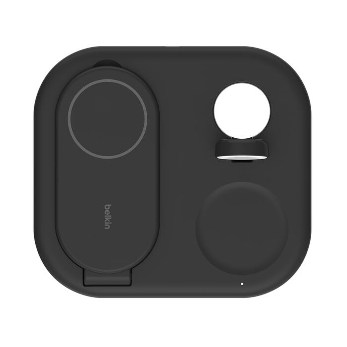 Belkin BOOSTCHARGE Qi2 15w Magnetic 3in1 Stand - Black