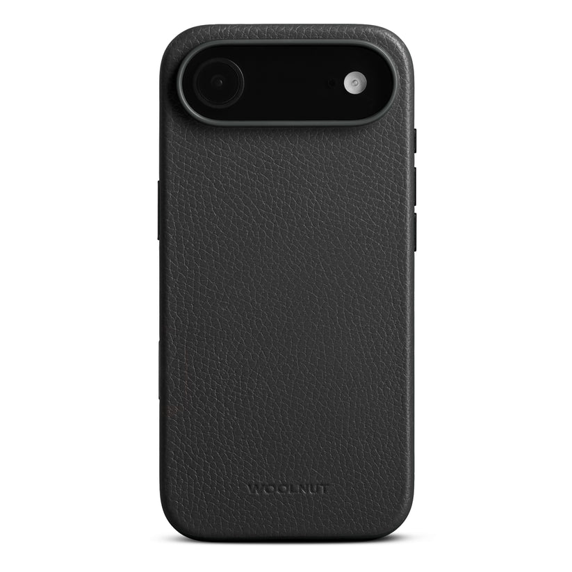 WOOLNUT Leather Case for iPhone Air - Black - iSTYLE BG