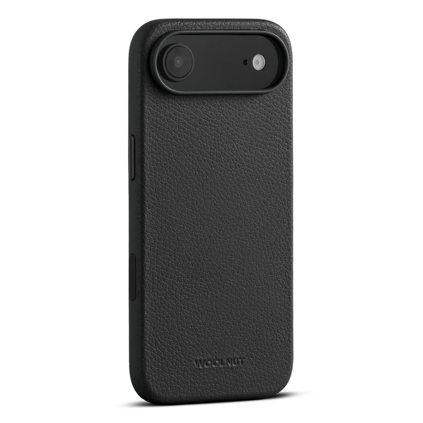 WOOLNUT Leather Case for iPhone Air - Black - iSTYLE BG