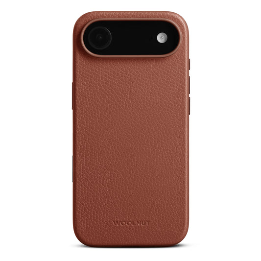WOOLNUT Leather Case for iPhone Air - Cognac
