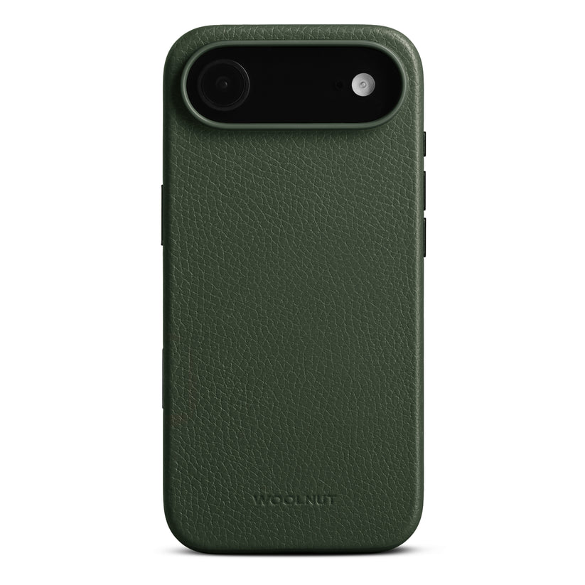 WOOLNUT Leather Case for iPhone Air - Green - iSTYLE BG