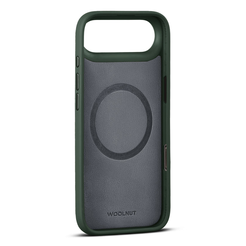 WOOLNUT Leather Case for iPhone Air - Green - iSTYLE BG