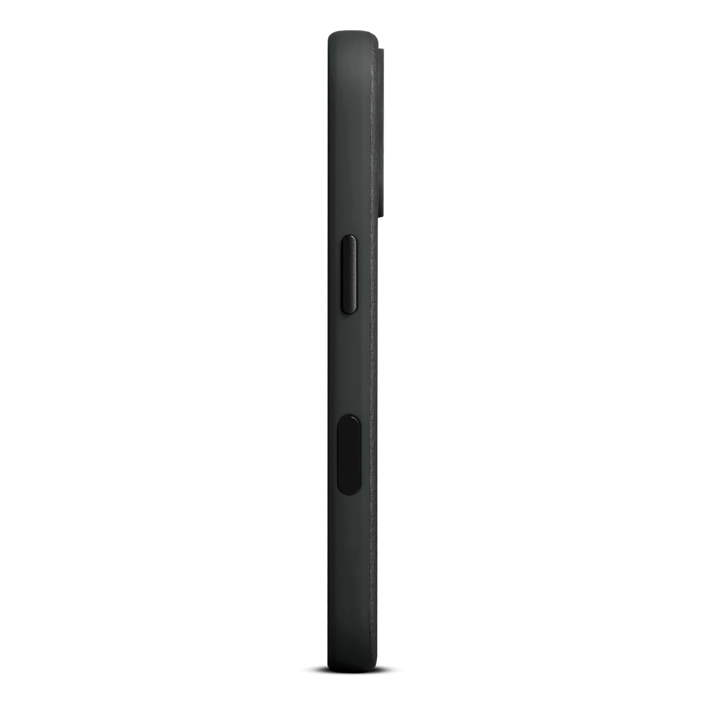 WOOLNUT Leather Case for iPhone 17 - Black