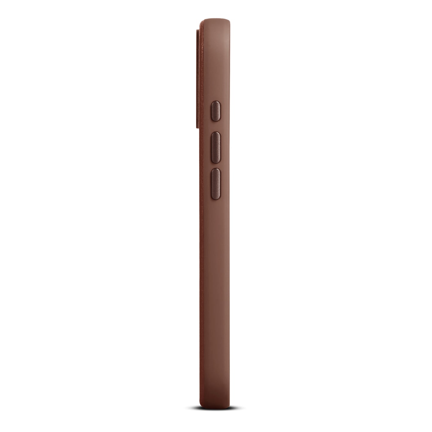 WOOLNUT Leather Case for iPhone 17 - Cognac