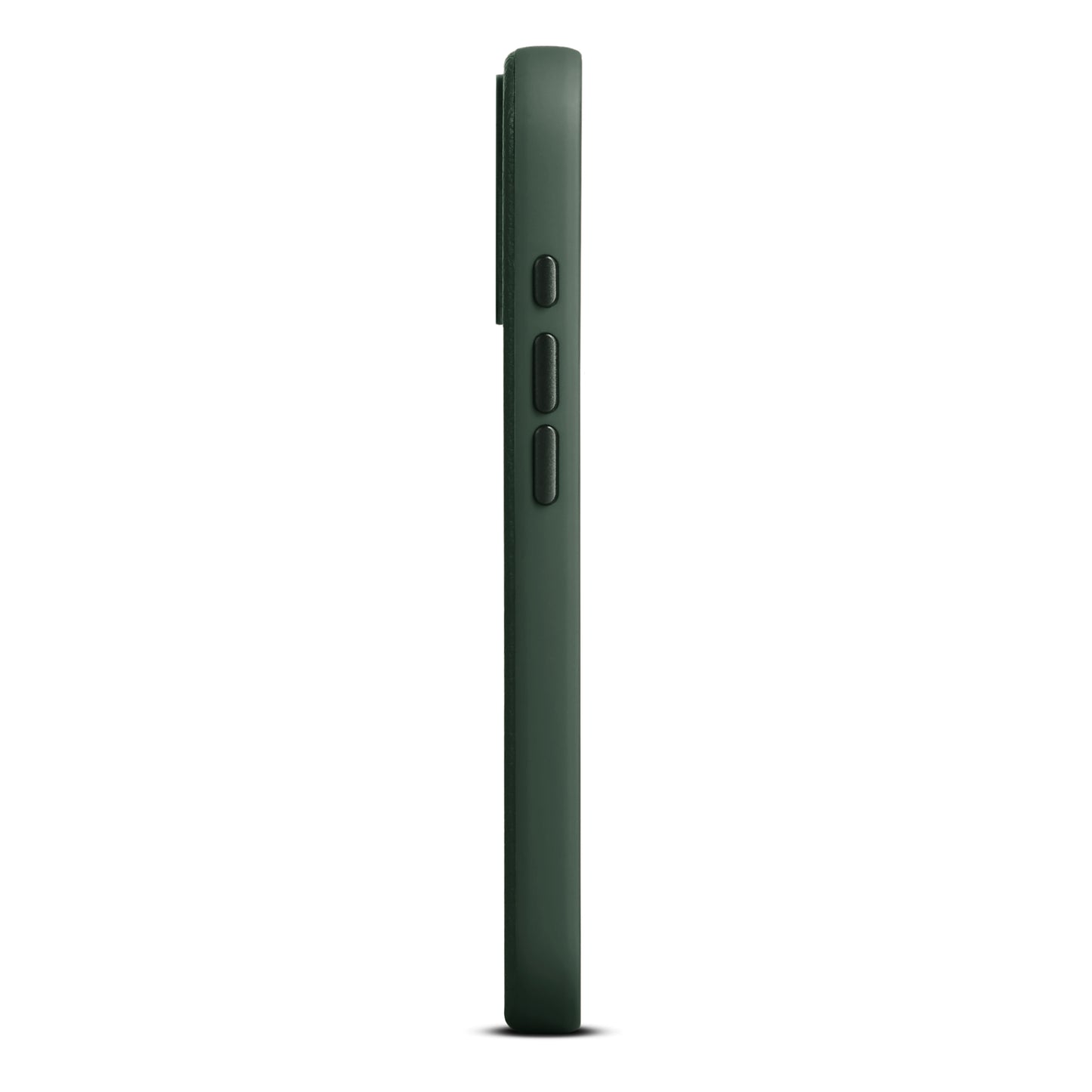 WOOLNUT Leather Case for iPhone 17 - Green