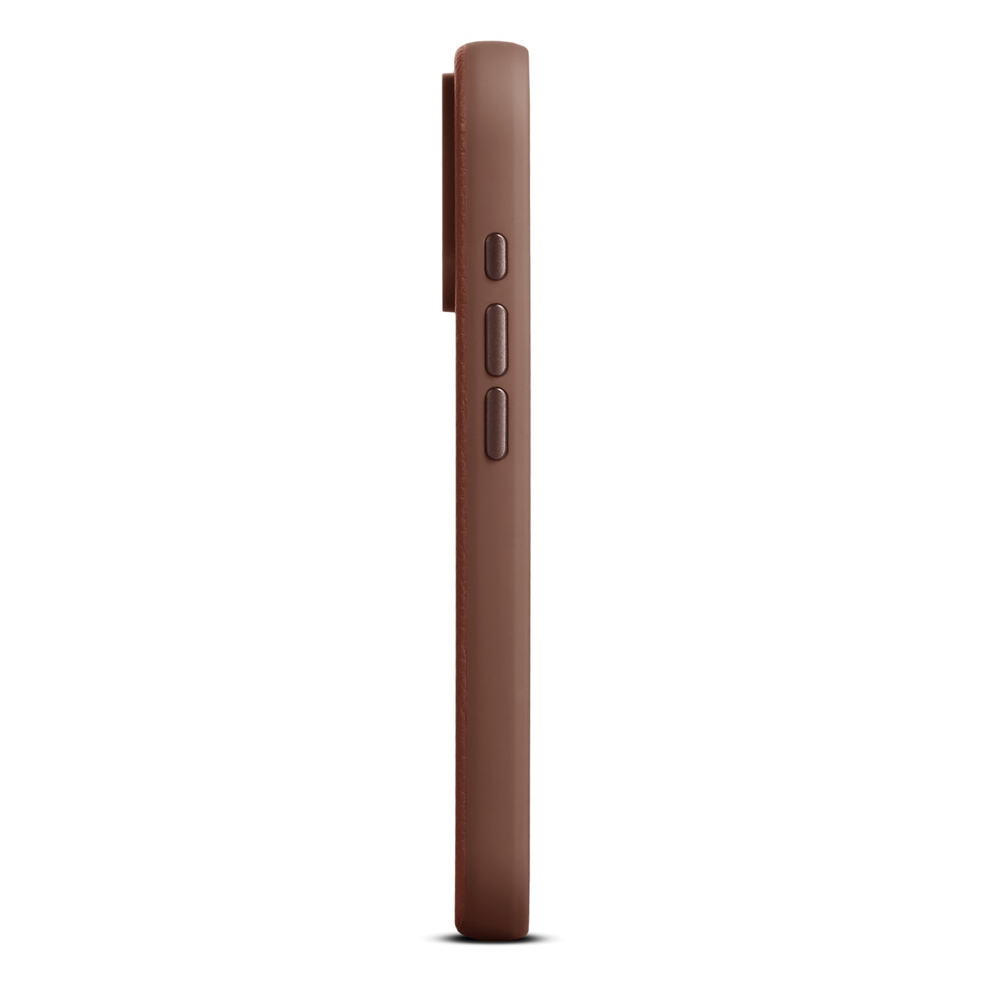 WOOLNUT Leather Case for iPhone 17 Pro - Cognac