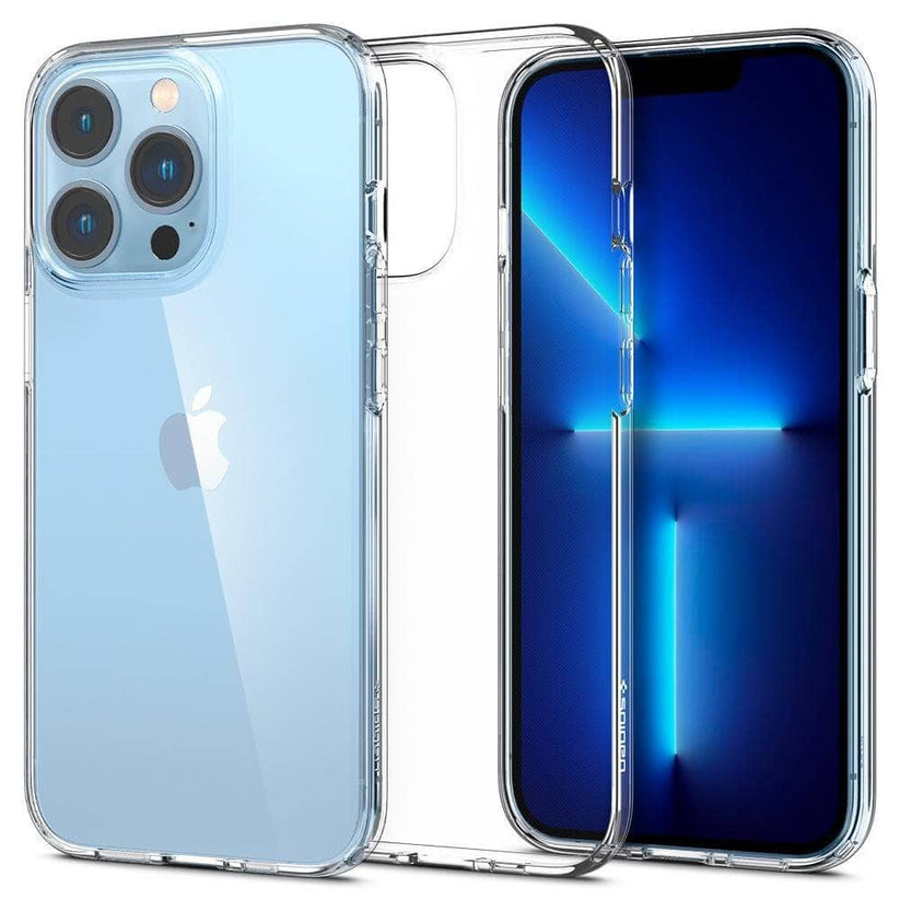 Кейс за iPhone 13 Pro от Spigen - Liquid Crystal - прозрачен - iSTYLE BG