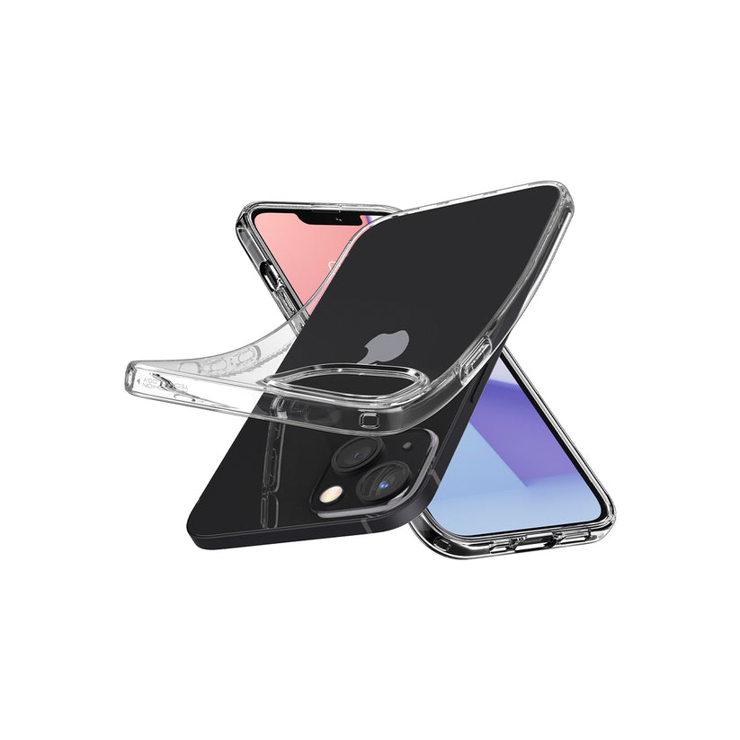 Кейс за iPhone 13 от Spigen Liquid Crystal, crystal clear- прозрачен - iSTYLE BG
