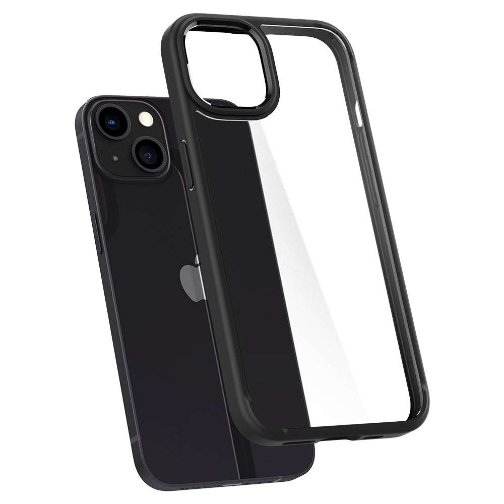 Кейс за iPhone 13 от Spigen - Crystal Hybrid - черен кант - iSTYLE BG