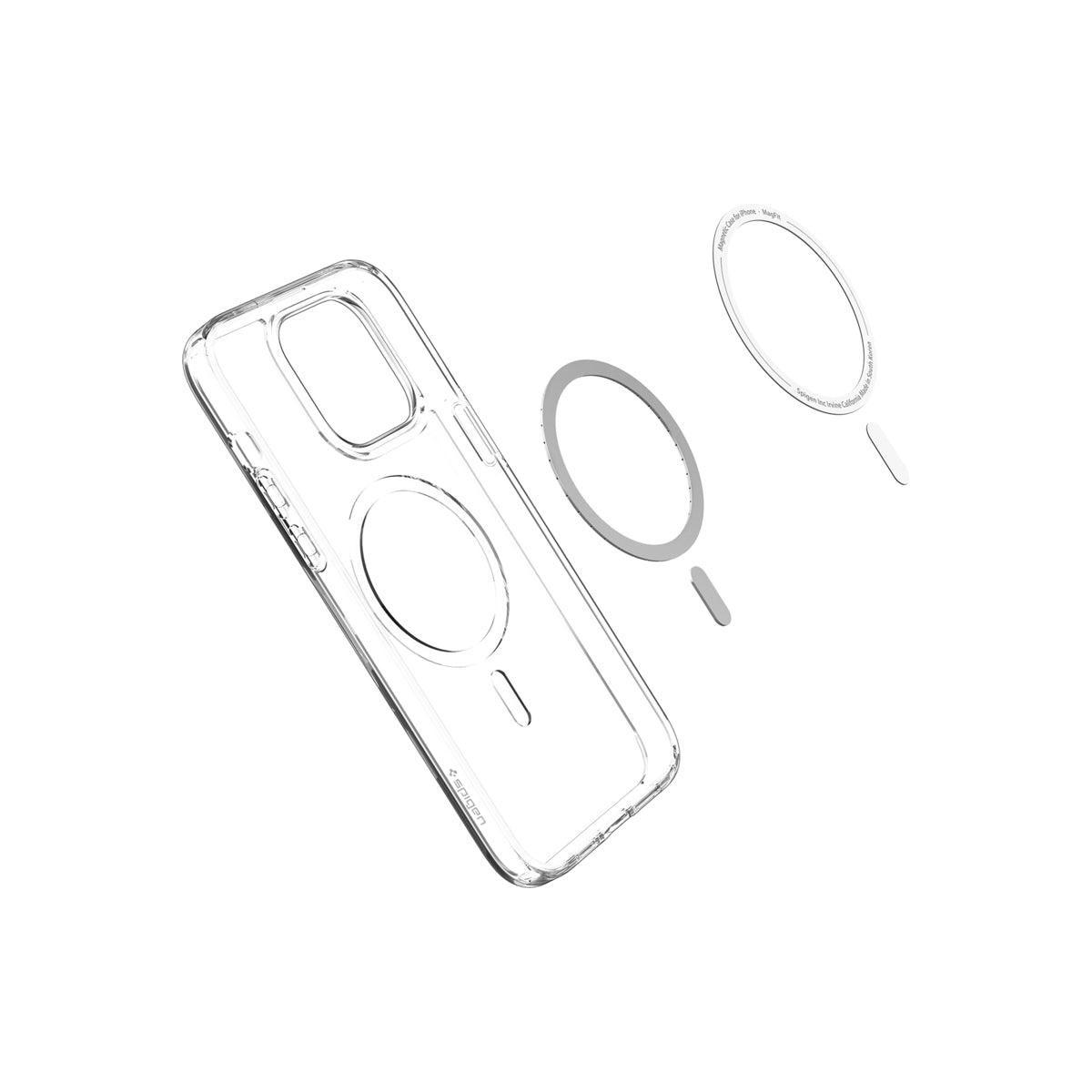 Spigen Crystal Hybrid Mag, white - iPhone 14 Pro - iSTYLE BG