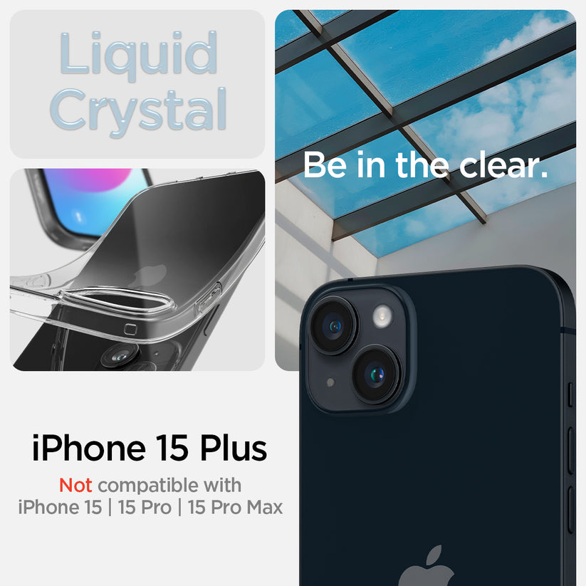Spigen Crystal Flex, crystal clear - iPhone 15 Plus - iSTYLE BG