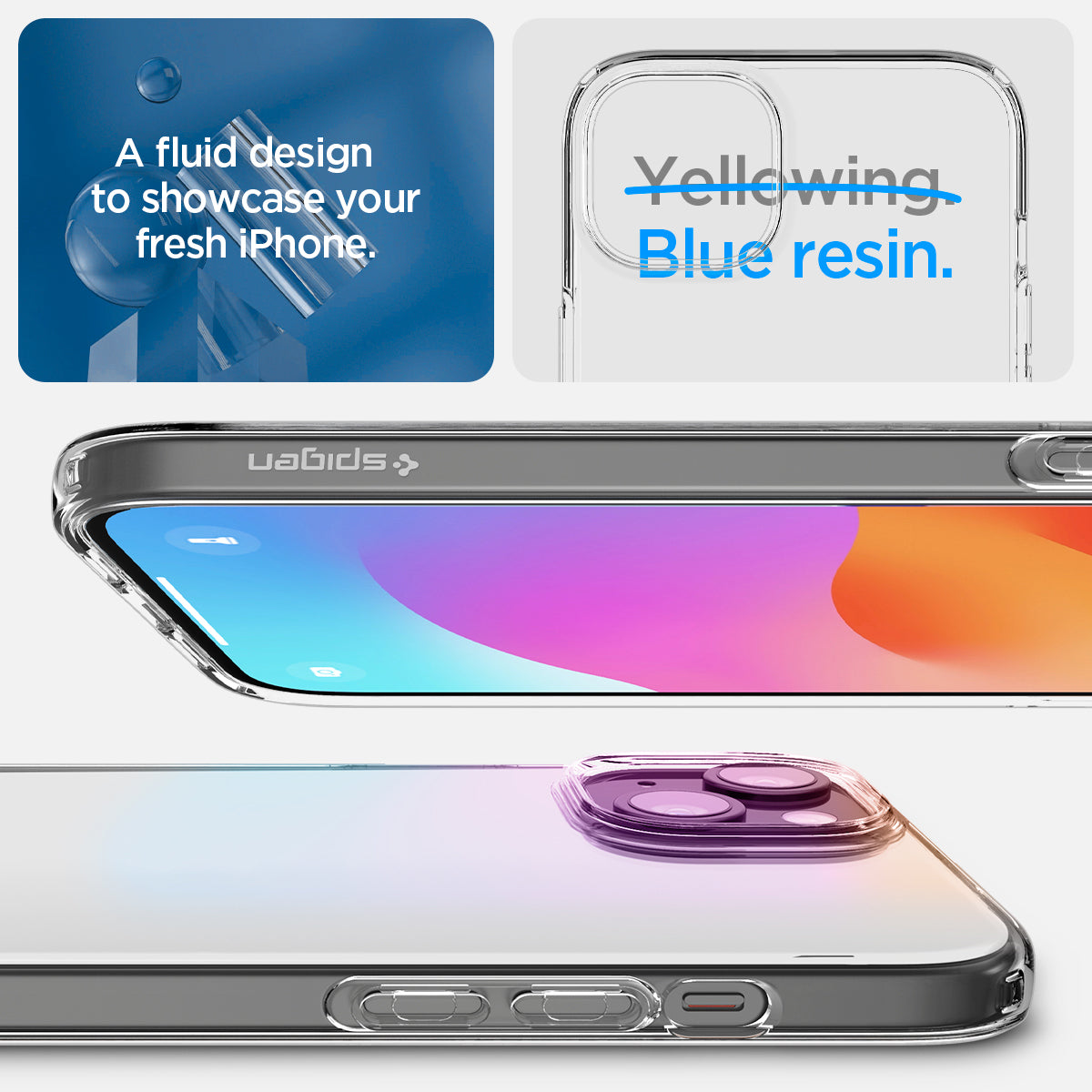 Spigen Crystal Flex, crystal clear - iPhone 15 Plus - iSTYLE BG