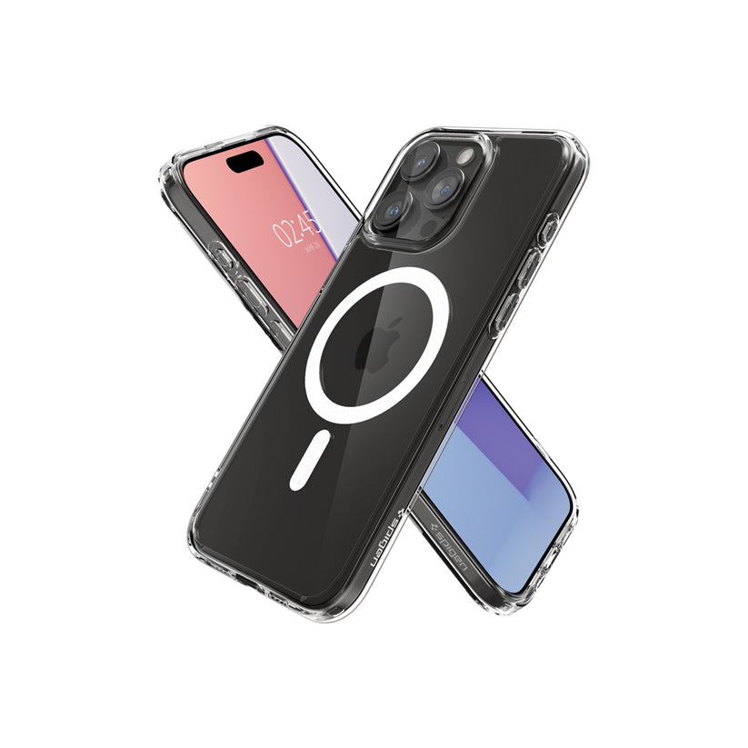 Spigen Crystal Hybrid MagSafe, white - iPhone 15 Pro Max - iSTYLE BG