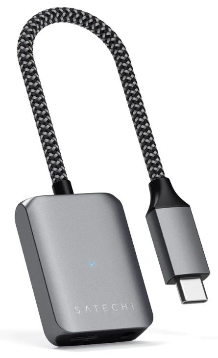 Satechi USB-C to 3.5mm Audio & PD Adapter - Space Grey