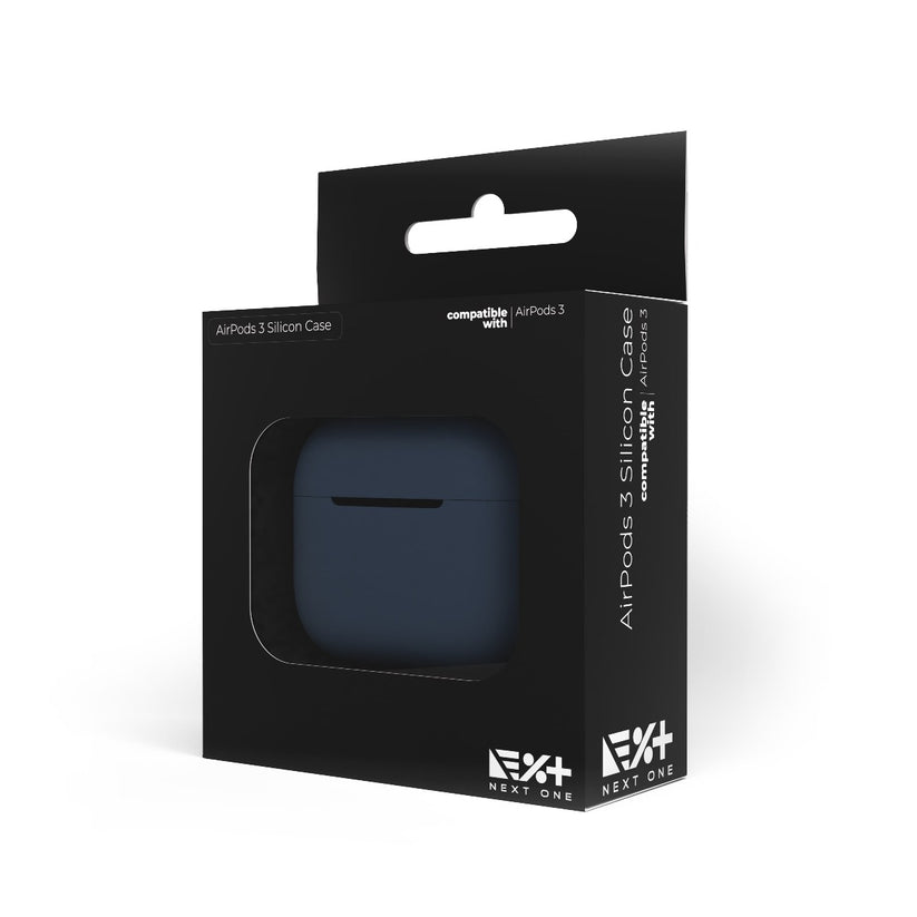 Син силиконов кейс за AirPods 3 от NEXT ONE - iSTYLE BG