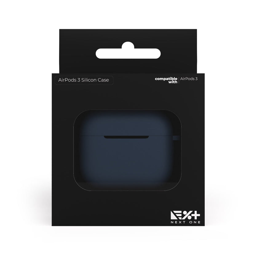 Син силиконов кейс за AirPods 3 от NEXT ONE - iSTYLE BG