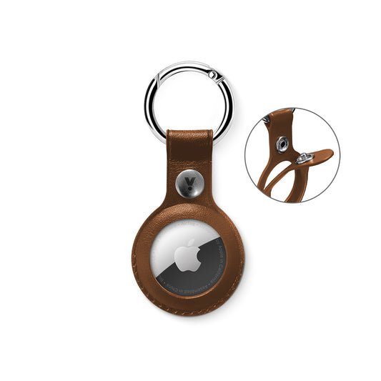 iSTYLE AIRTAG CASE - Brown - iSTYLE BG