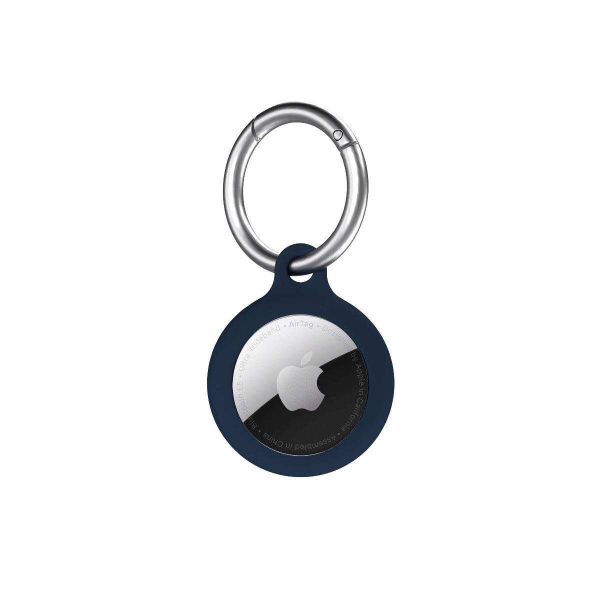 NEXT ONE AirTag Secure Silicone Key Clip Marine Blue - iSTYLE BG