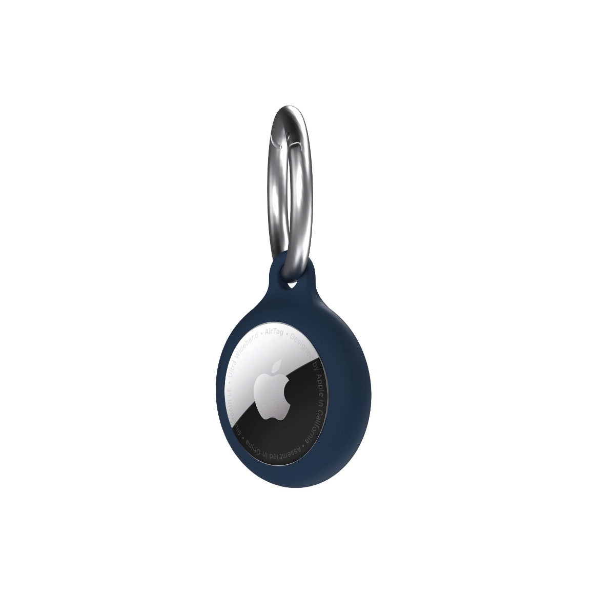 NEXT ONE AirTag Secure Silicone Key Clip Marine Blue - iSTYLE BG